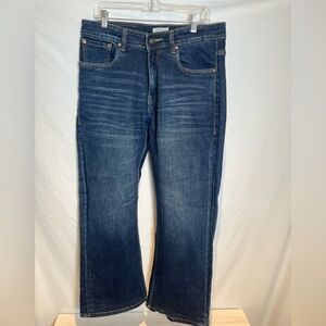 RRL Double RL Jeans Womens High Rise Wide Leg Selvedge Japanese Denim W36